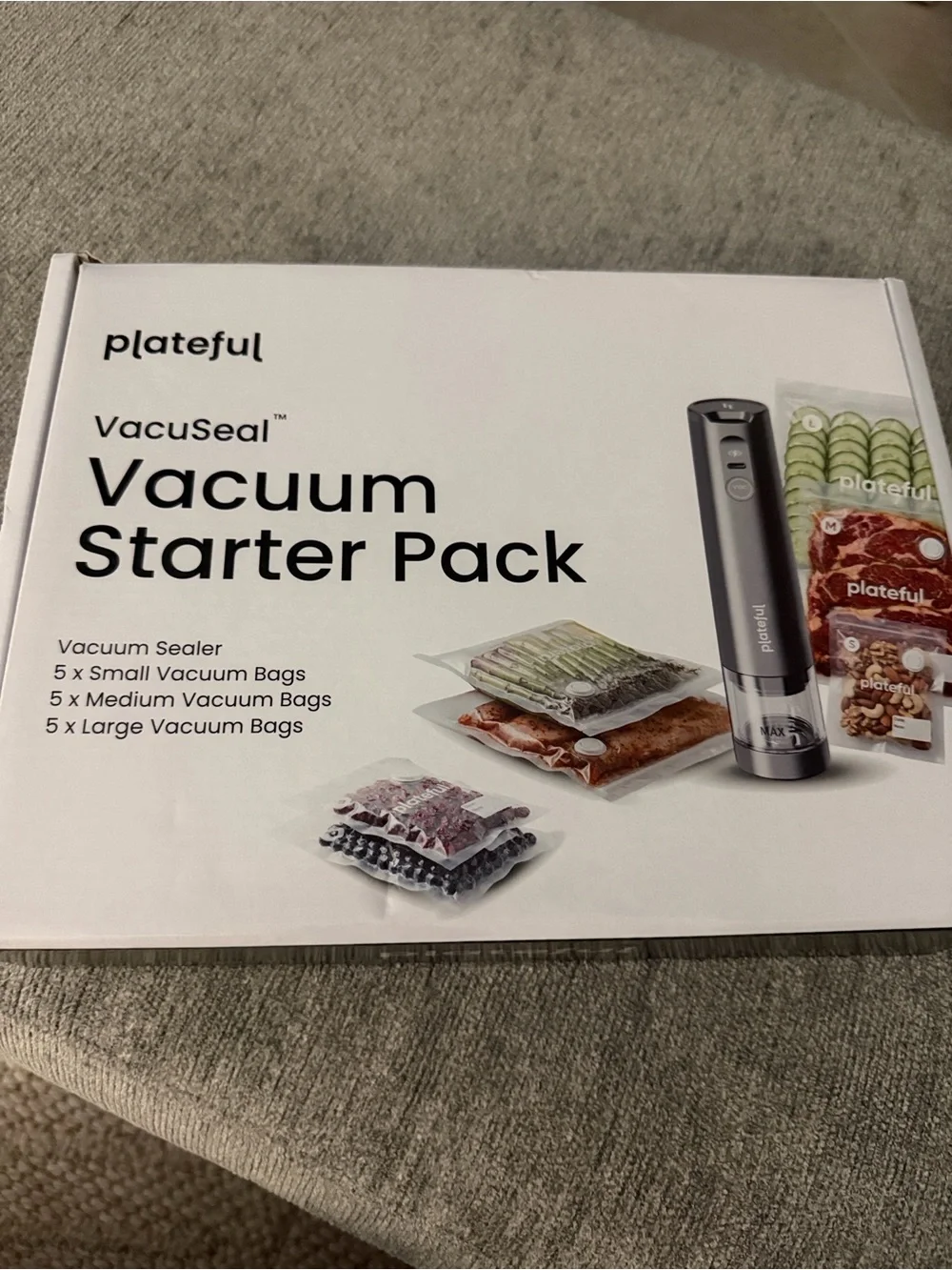 Plateful Vacuum Sealer with Bags New! Food Saver